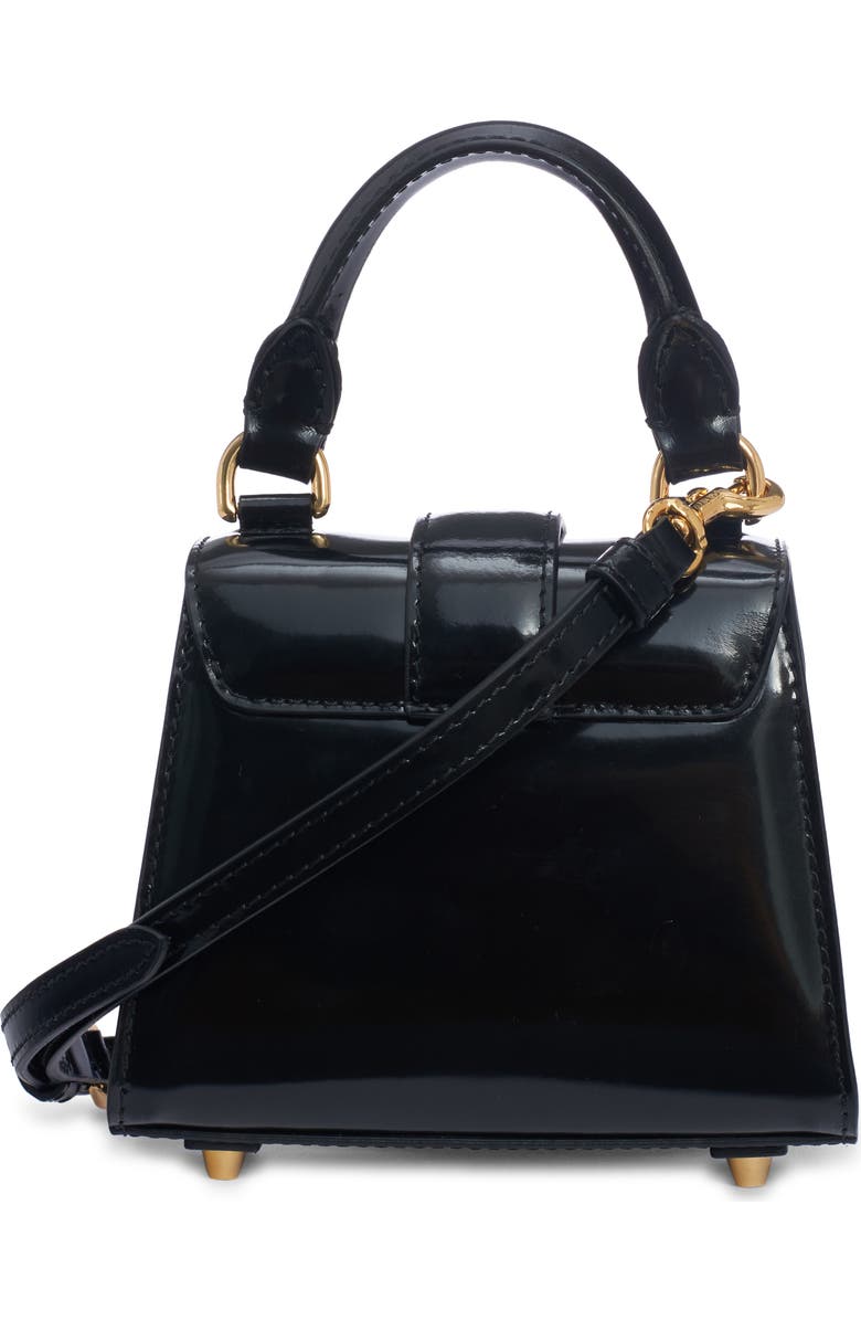 Moschino Heart Padlock Leather Top Handle Bag, Alternate, color,