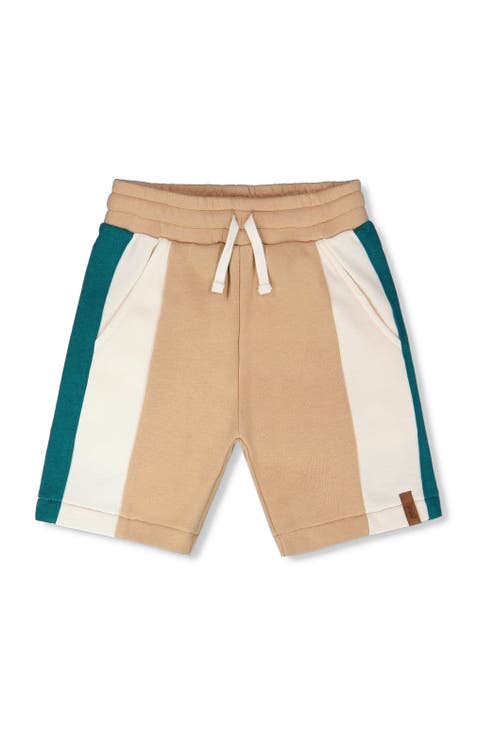 Sporty French Elastic Waistband Terry Shorts (Toddler, Little Kid & Big Kid)