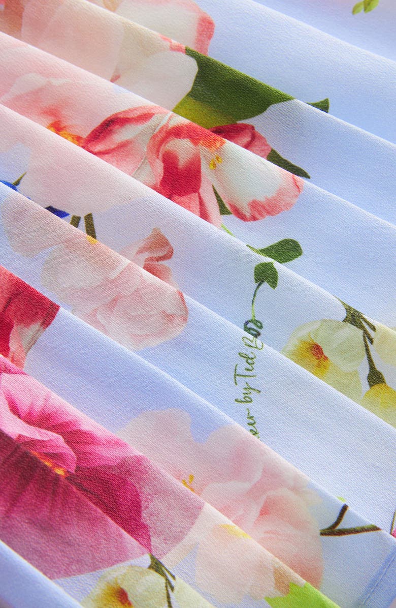 Baker by Ted Baker Logo T-Shirt & Floral Leggings Set, Alternate, color, 