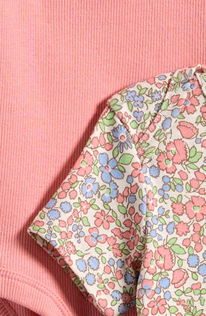 Little Planet 3-Pack Assorted Organic Cotton Bodysuits, Alternate, color, Multi Floral