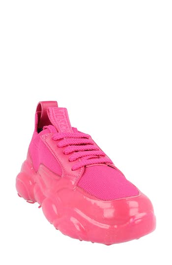 Moschino Logo-patch Leather Sneakers