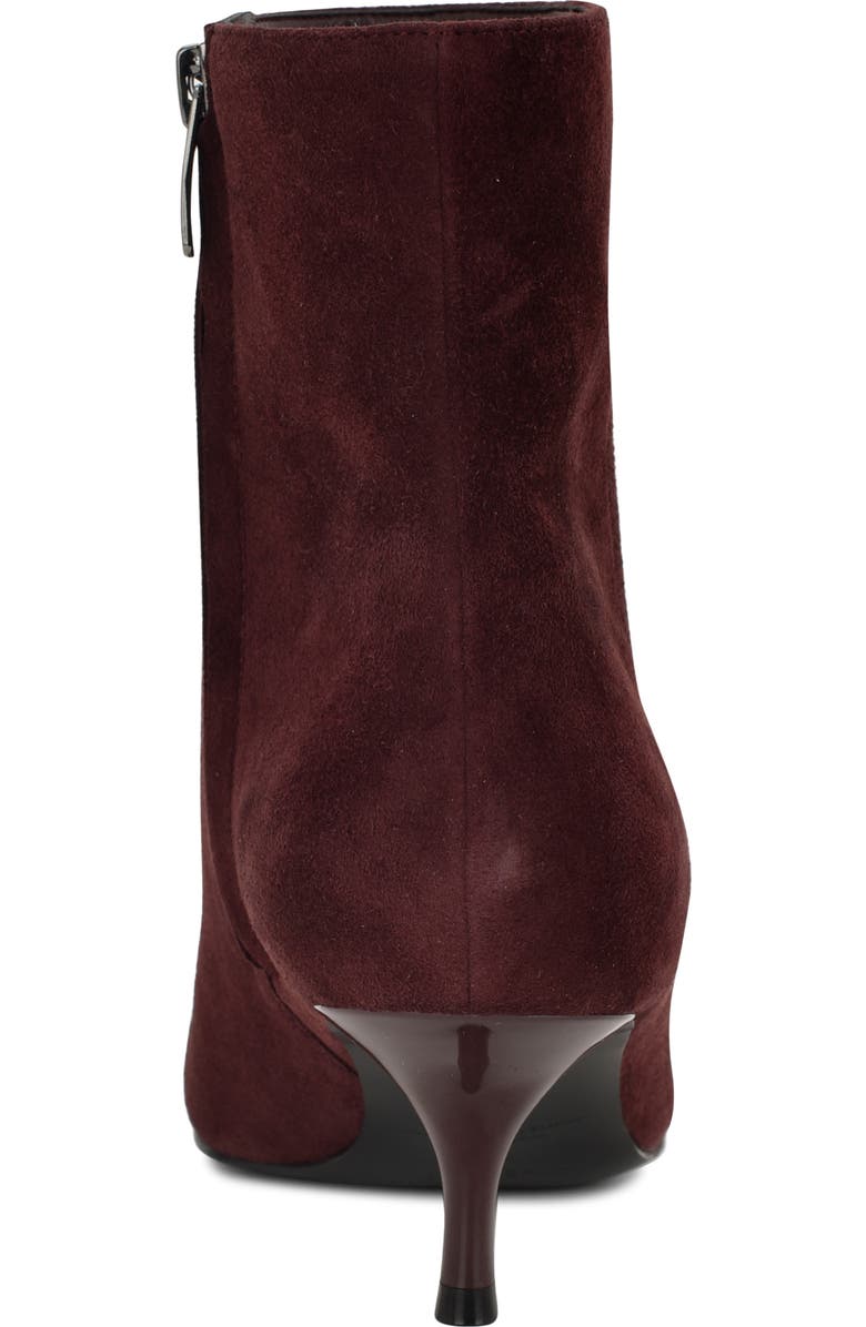 Nine West Hermena Kitten Heel Bootie, Alternate, color, Dark Red