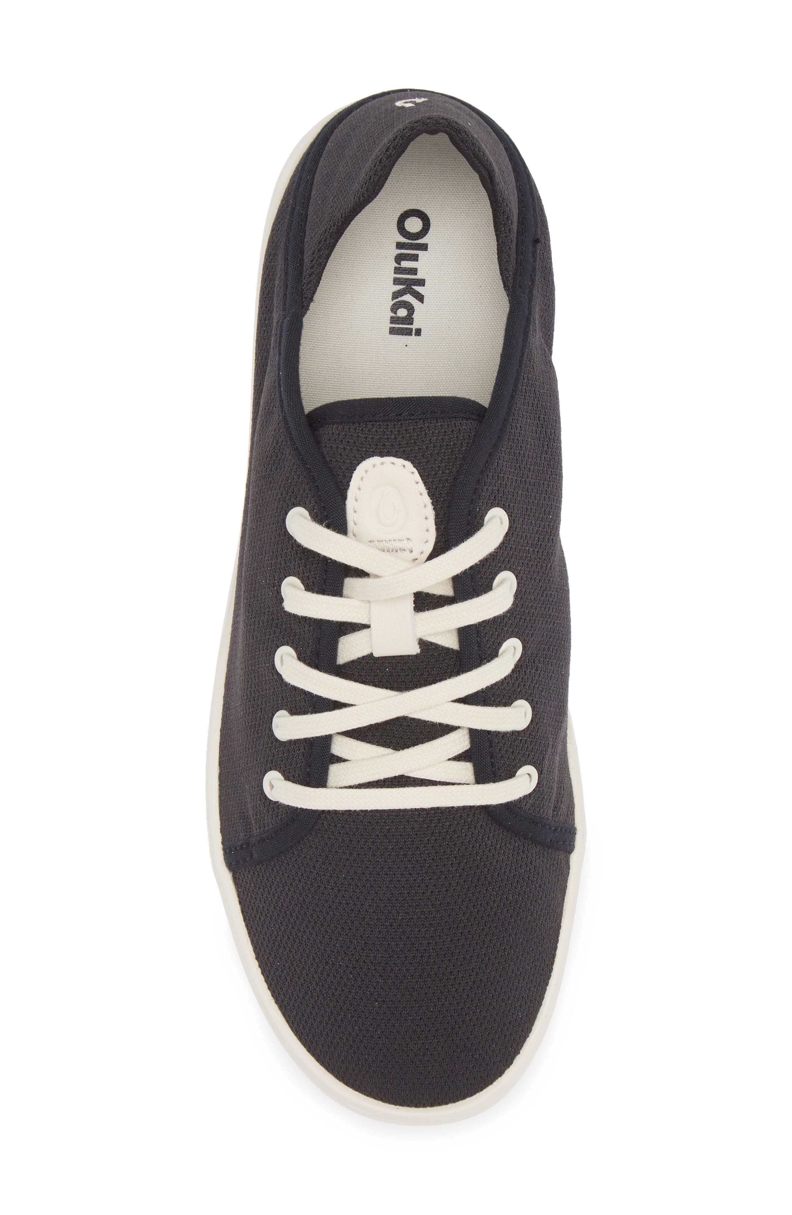 OluKai Pehuea Li Convertible Sneaker, Alternate, color, Black / White Sand