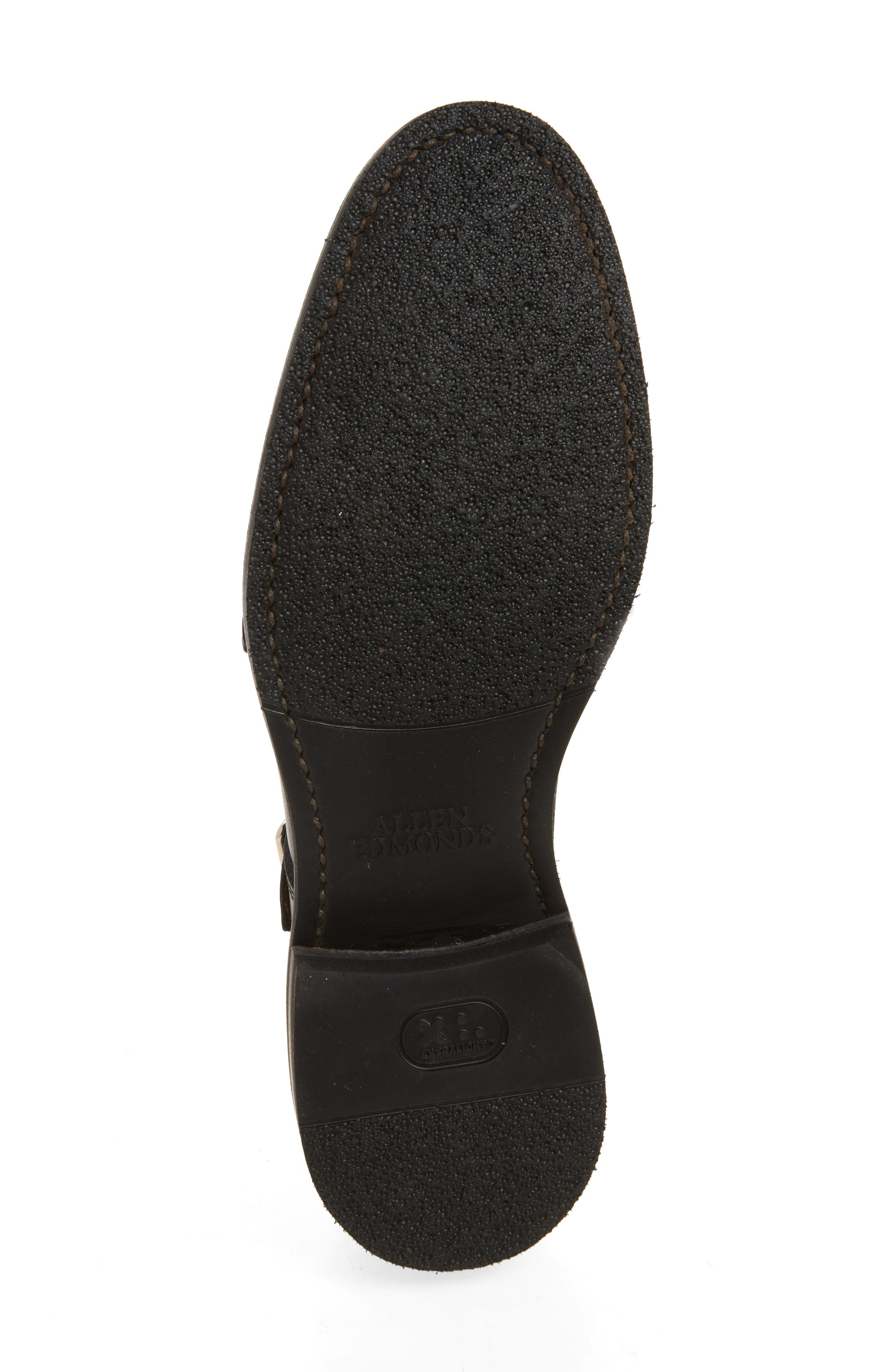 Richards Cap Toe Monk Strap Shoe, Alternate, color, BLACK