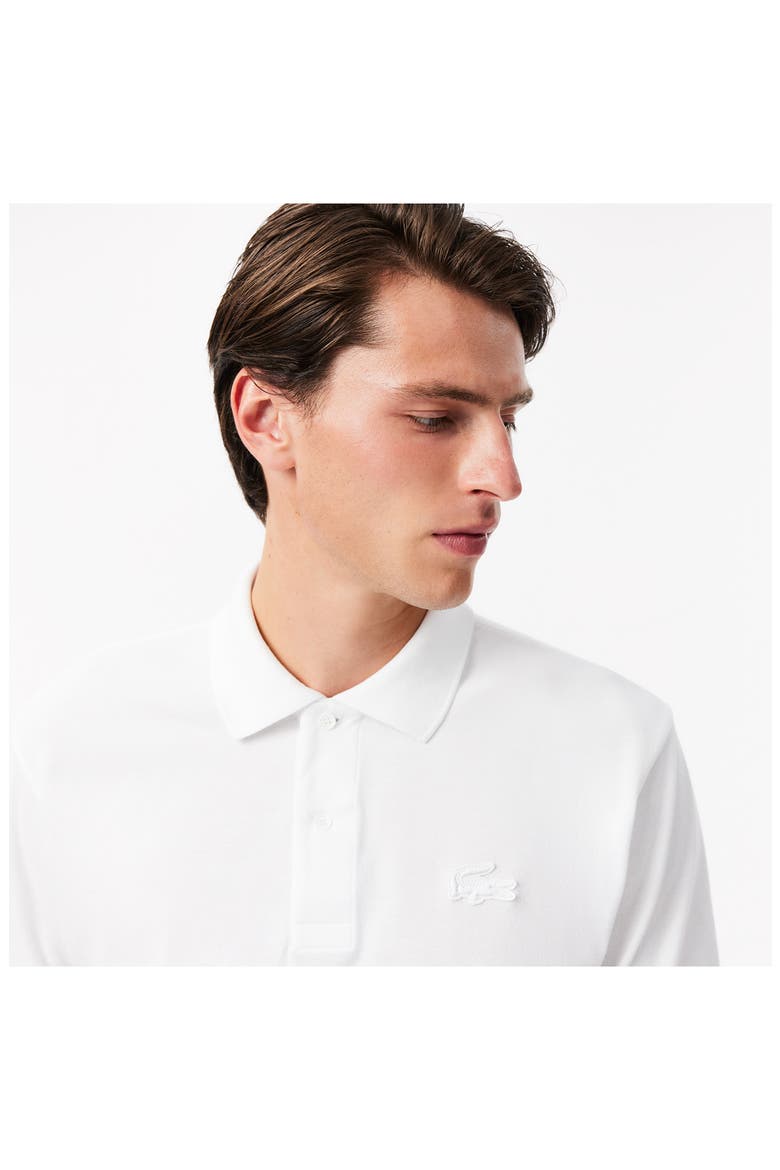 Small Croc Polo, Alternate, color, WHITE