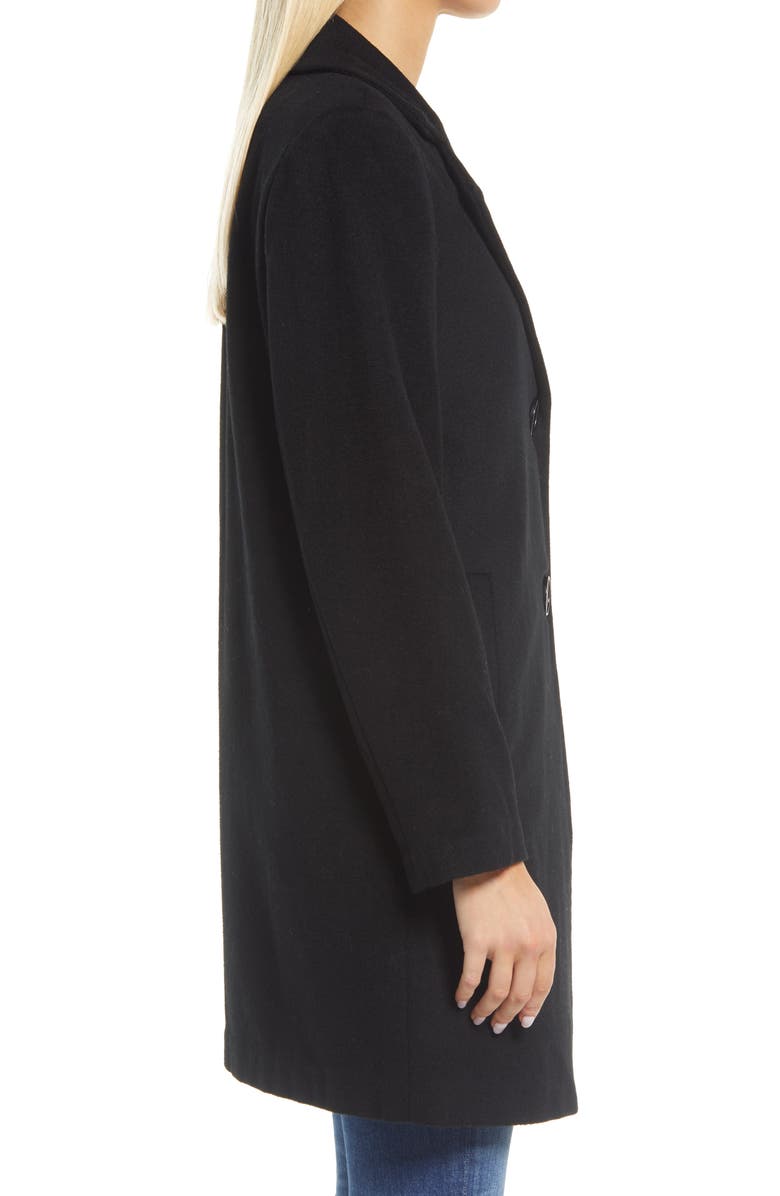 Sam Edelman Notch Collar Wool Blend Jacket, Alternate, color,