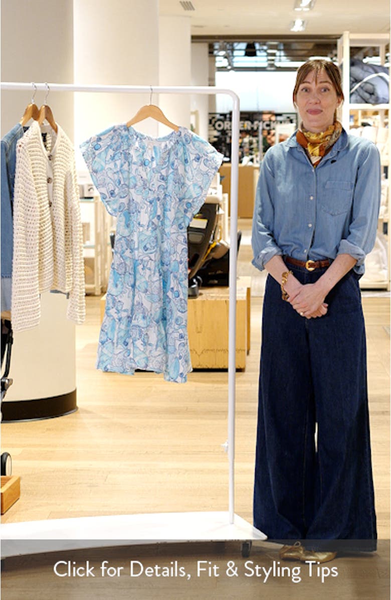 Norella Linen Swing Dress, sales video thumbnail