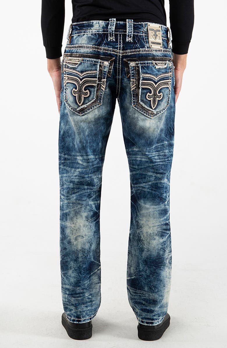 Rock Revival Straight Leg Jeans, Alternate, color, 