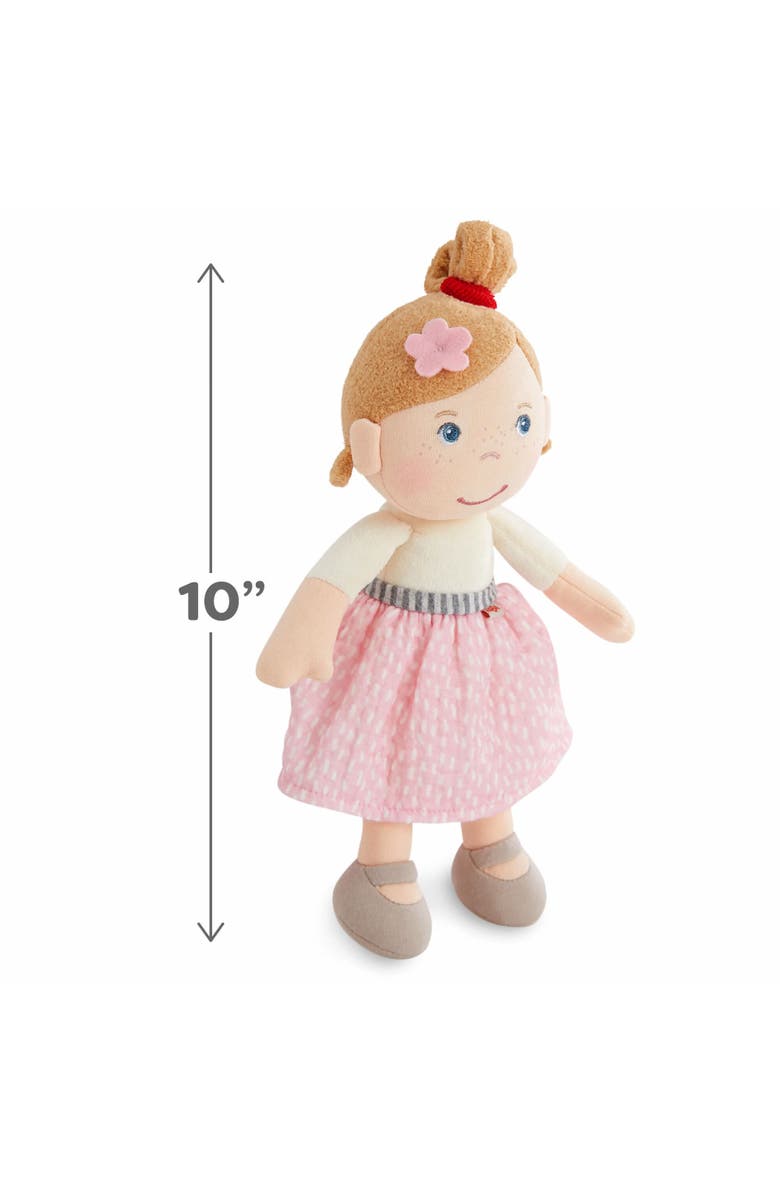 HABA Snug Up Lauren - 10" Machine Washable Soft Doll, Alternate, color, Multi