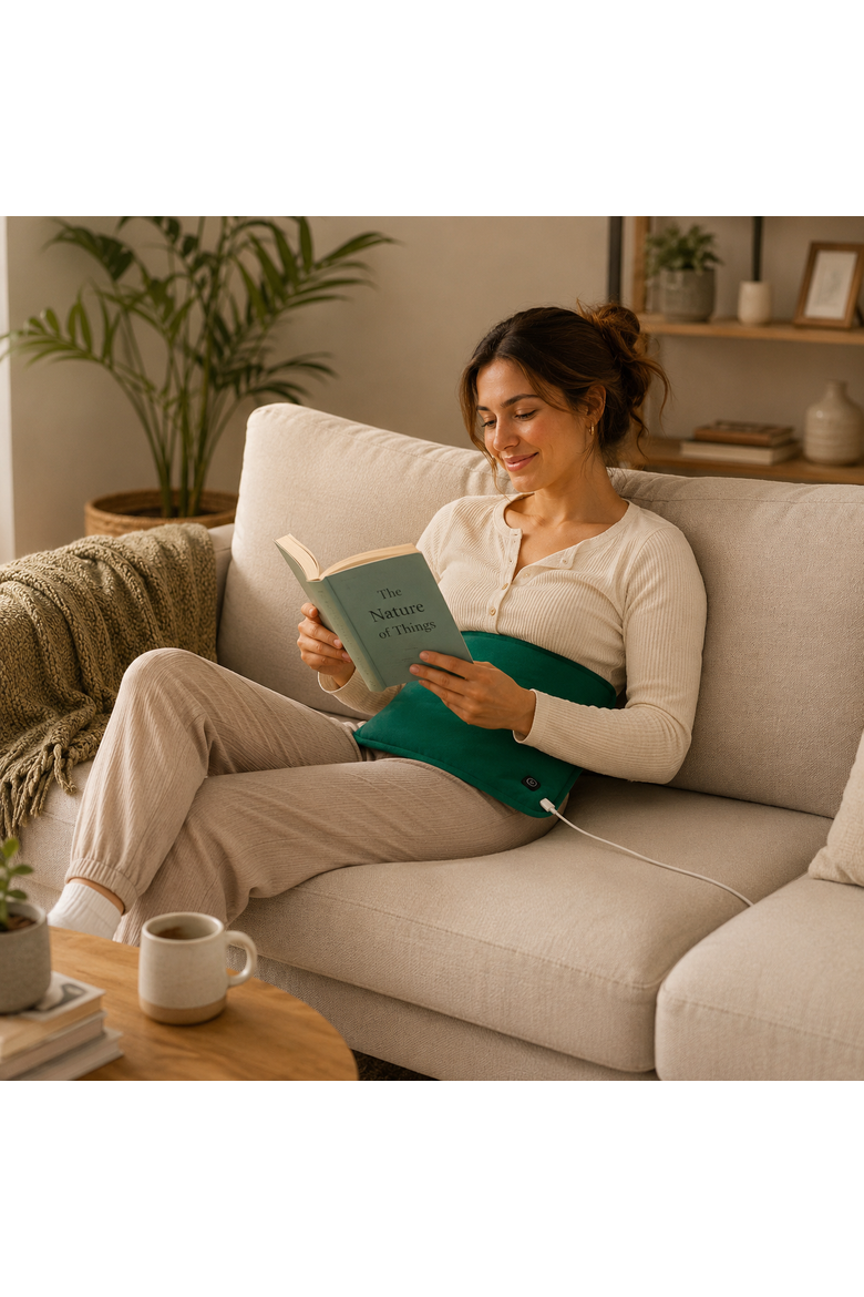 Large Heating Pad 12x24 with Auto Shut-Off, Alternate, color, Green