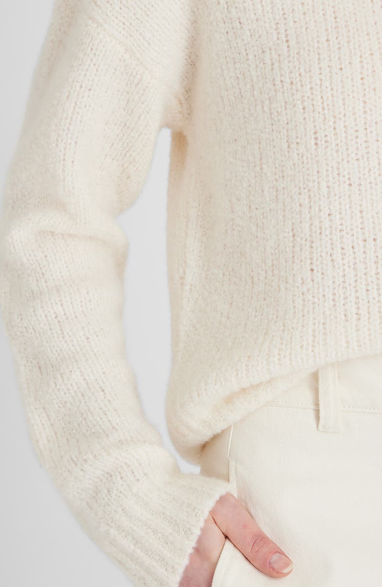 Club Monaco Relaxed Fit Cashmere Bouclé Sweater, Alternate, color, 