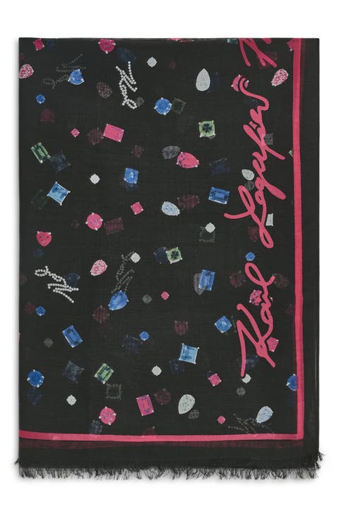 Jewel Logo Scarf