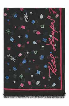 Jewel Logo Scarf
