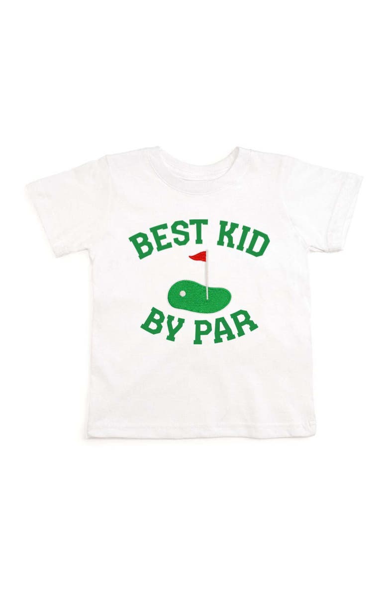 Sweet Wink Best Kid By Par Patch Short Sleeve T-Shirt, Alternate, color, White