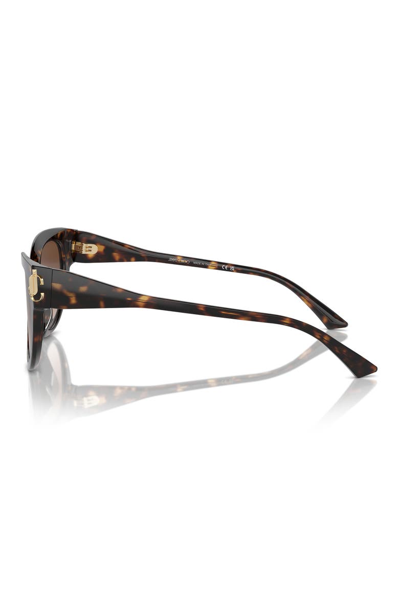 54mm Gradient Phantos Sunglasses, Alternate, color, HAVANA / GRADIENT BROWN
