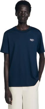 SANDRO T-shirt with appliqué logo