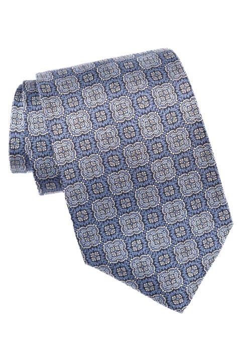 Veneto - Extra Long Printed Silk Tie for Men