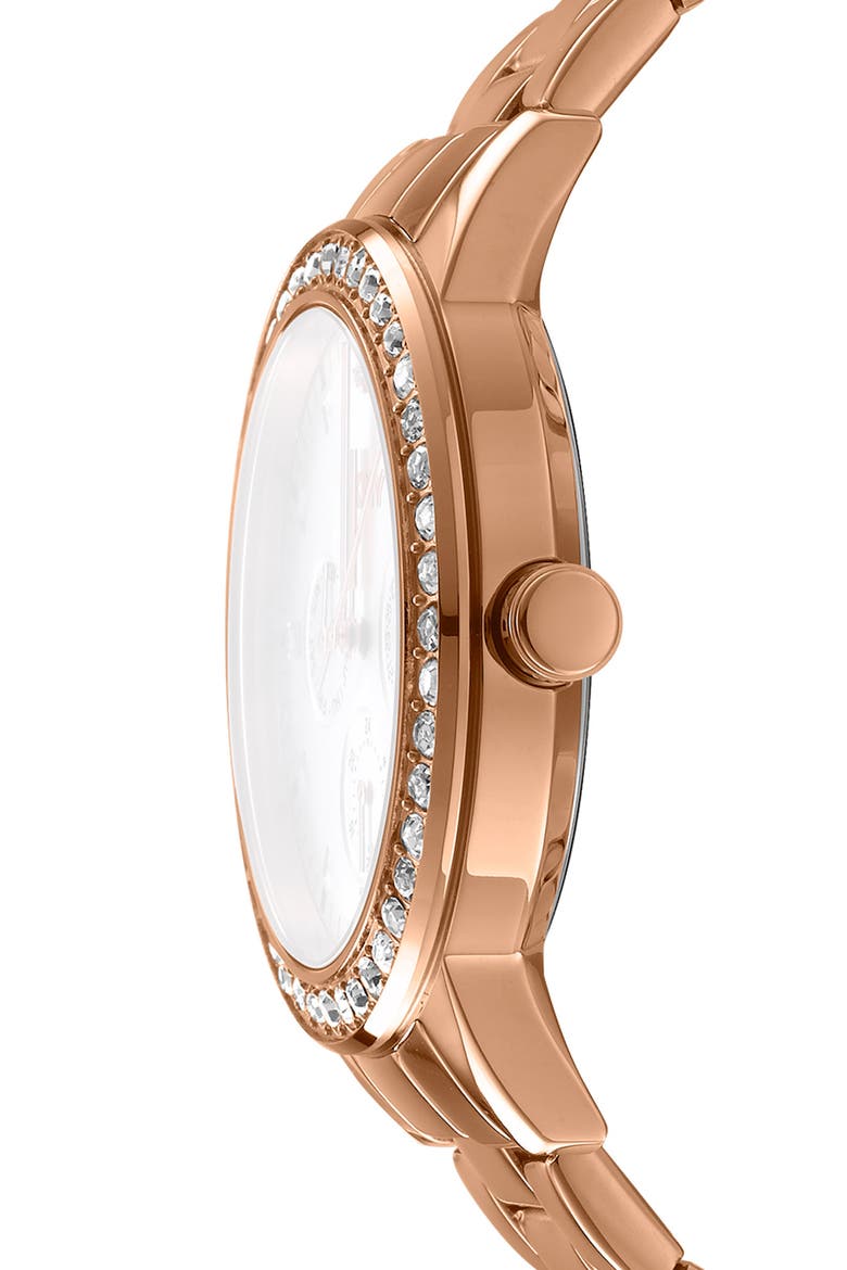 Soho Multifunction Bracelet Watch, Alternate, color, ROSE GOLD