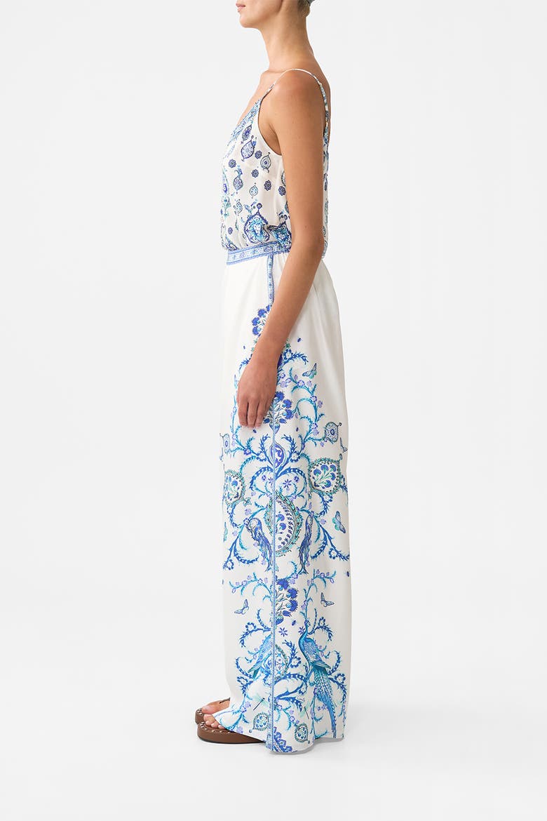 Tuck Front Pant Isnik Lullaby, Alternate, color, Isnik Lullaby