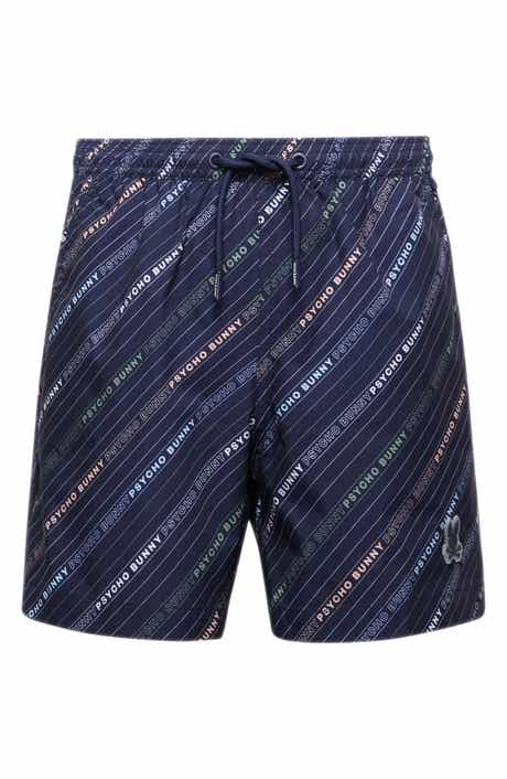 Psycho Bunny Kids' Renmark Printed Swim Trunks