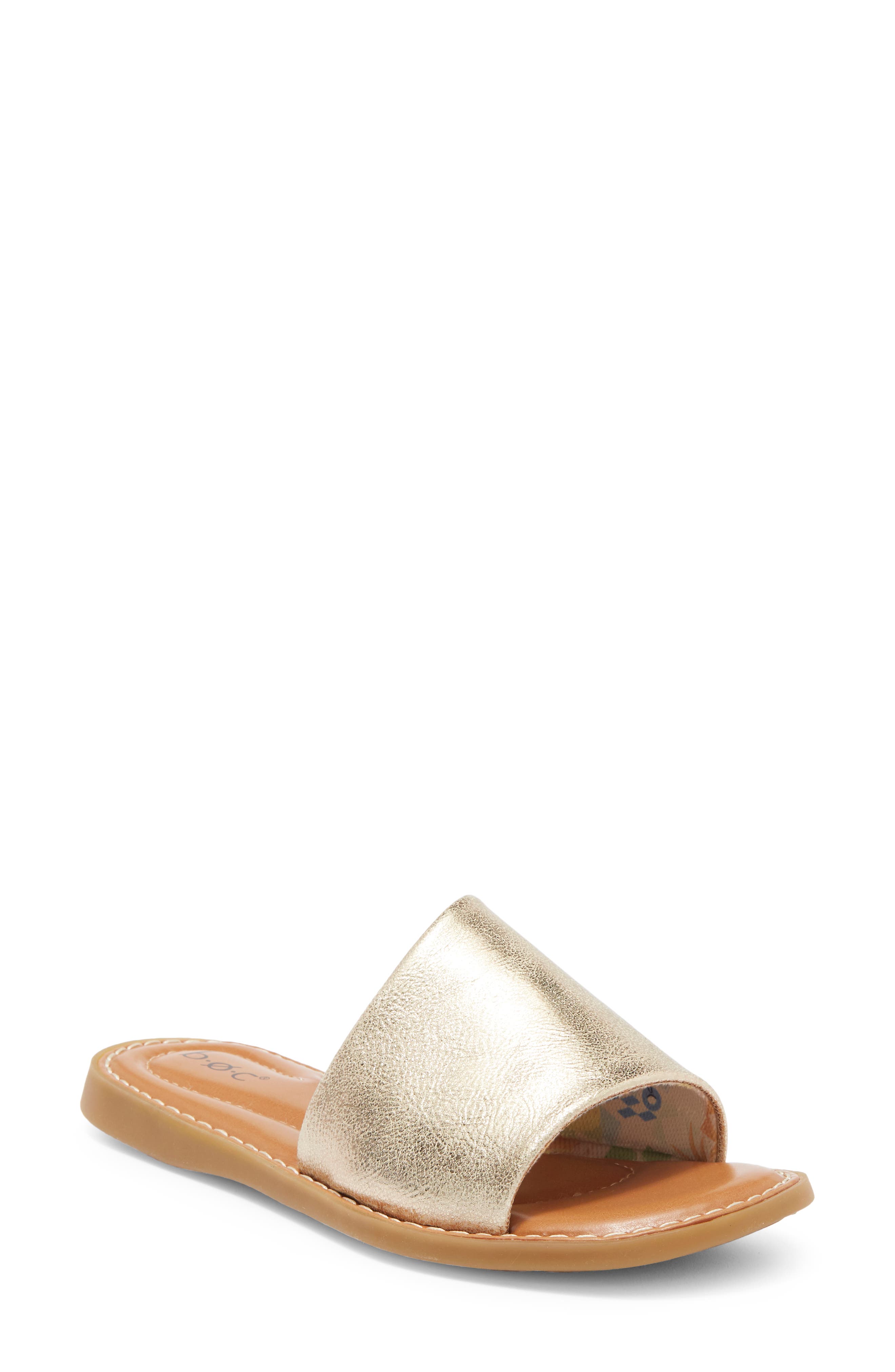 B O C BY BØRN Keely Slide Sandal, Main, color, Champagne