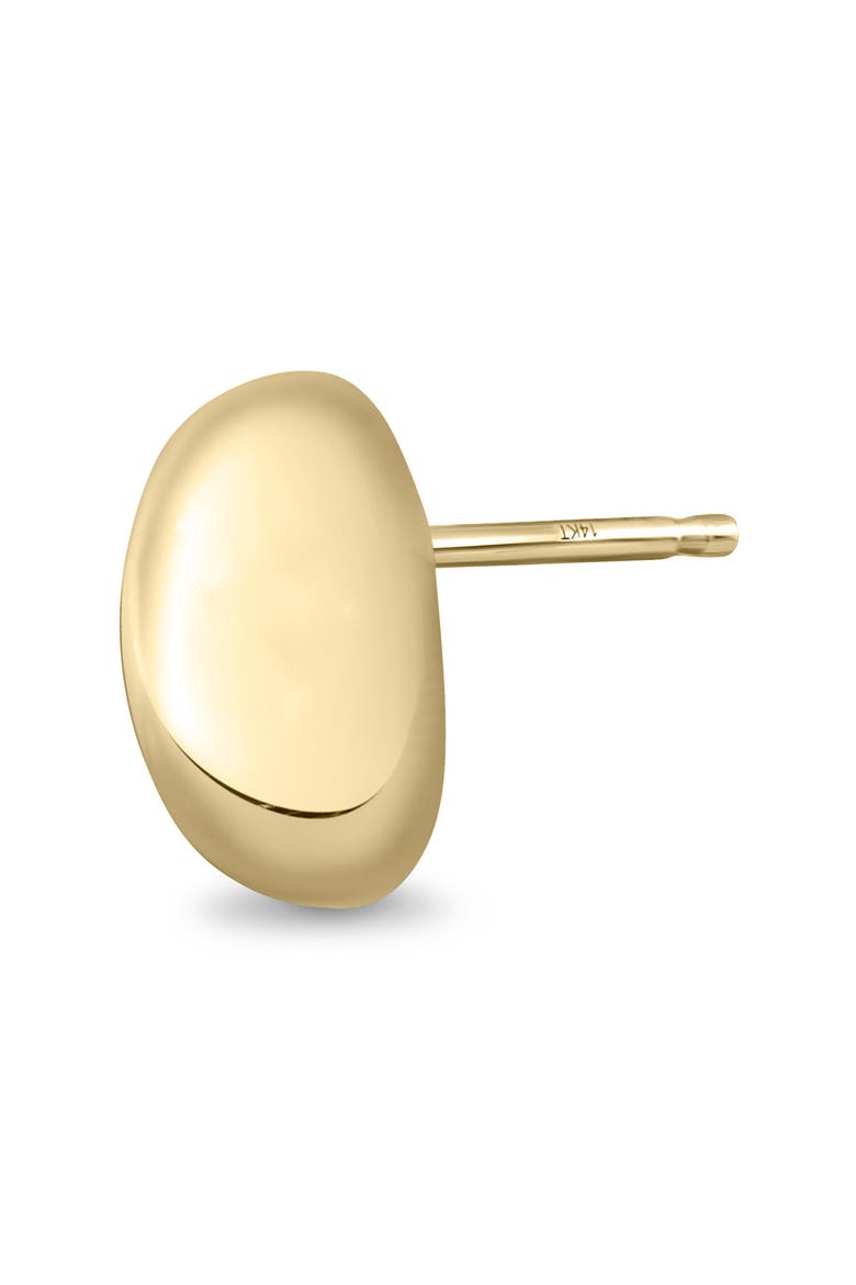 14k Gold Stud Earrings, Alternate, color, 14KY