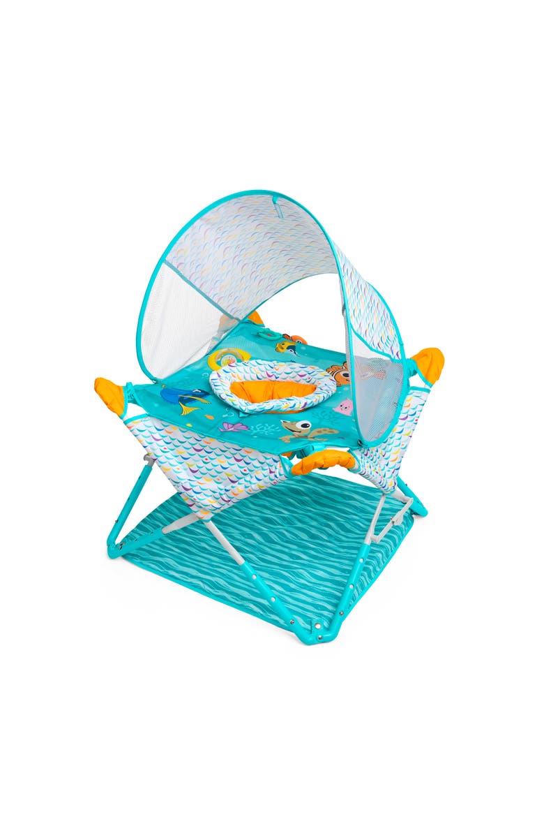 Disney Baby Finding Nemo Pop 'N Jump Foldable Activity Center by Bright Starts, Main, color, Blue