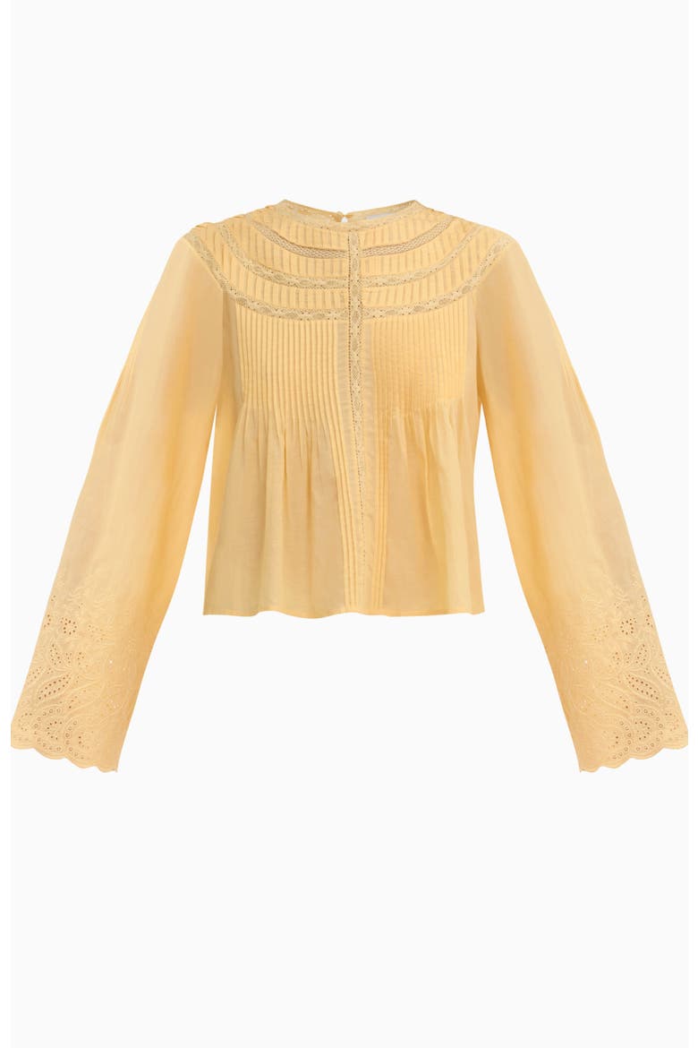Sabine Blouse, Alternate, color, Daisy Yellow