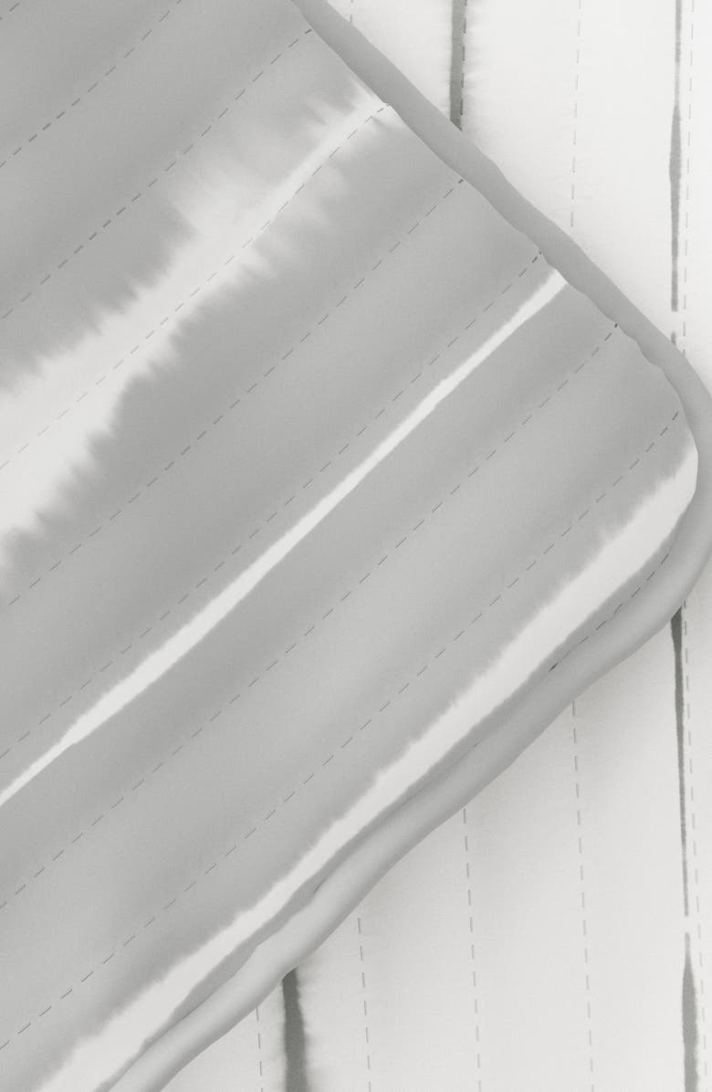 HOMESPUN All Season Horizon Light Gray 3-Piece Down Alternative Reversible Quilt Set, Alternate, color, Light Gray