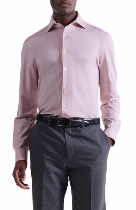 Bugatchi Devon OoohCotton® Houndstooth Button-Up Shirt