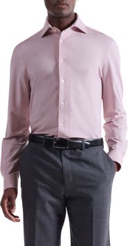 Bugatchi Devon OoohCotton® Houndstooth Button-Up Shirt