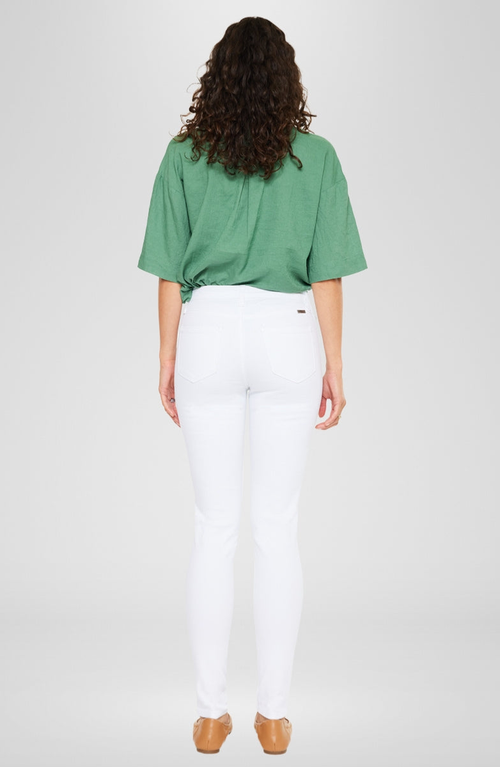 Kancan Julija Essentials High Rise Super Skinny Jeans In White