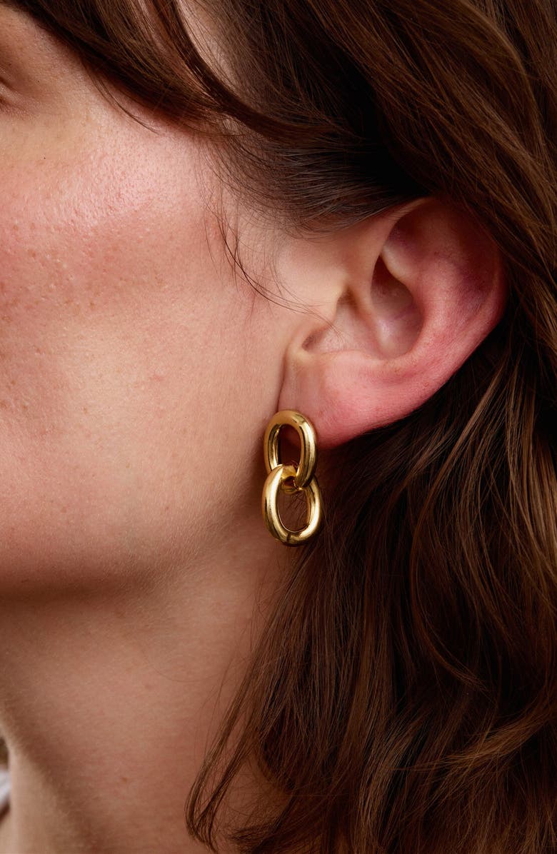 Set & Stones Clara Link Drop Earrings, Alternate, color, Gold