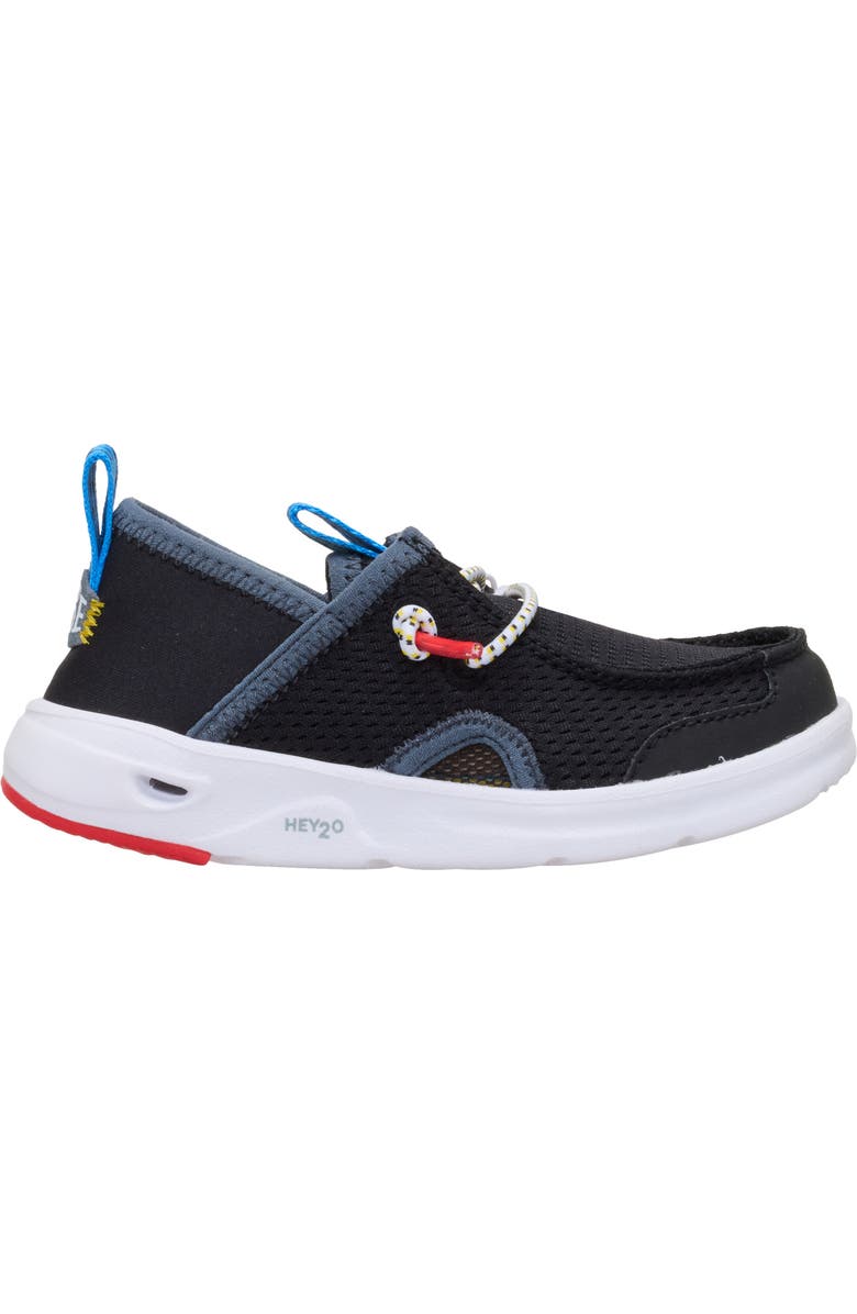 Hey Dude Kids' Wally Hey2O Wander Mesh Slip-On, Alternate, color, Black