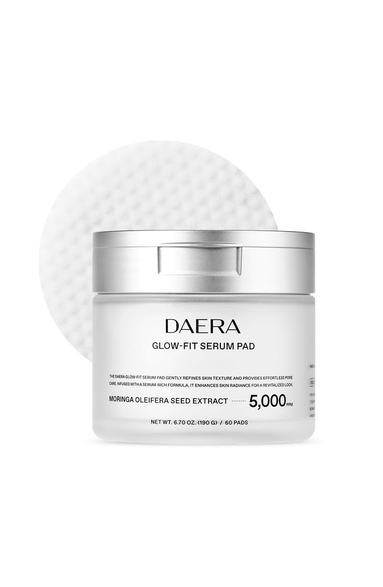 DAERA Glow Fit Serum Pad, Main, color, White