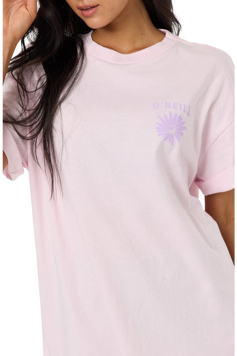 Heritage Daisy Graphic Oversized T-Shirt, Alternate, color, PINK