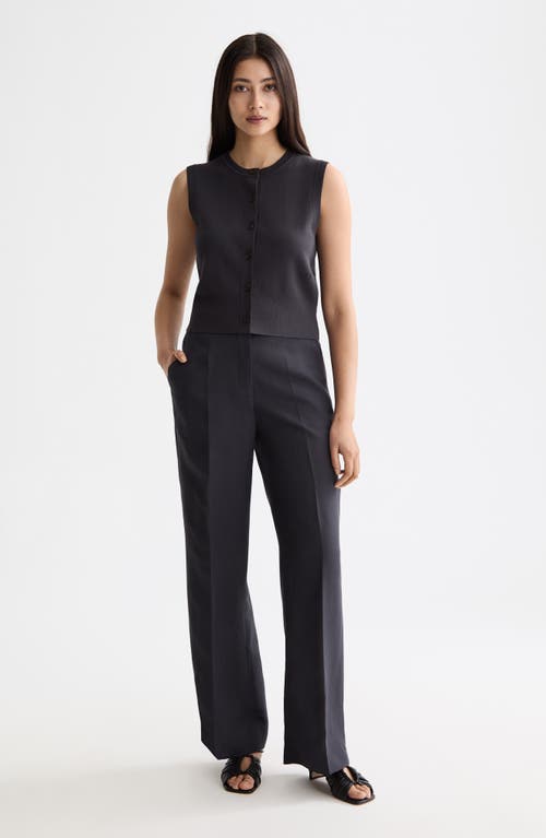 Scotch & Soda Spencer Sleeveless Sweater In Black