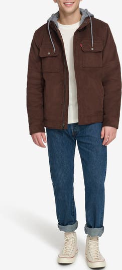 Hooded Corduroy Jacket