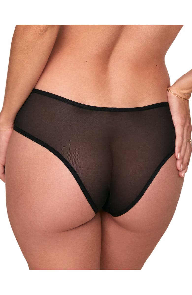 Adore Me Emmeline Cheeky Panties, Alternate, color, Black