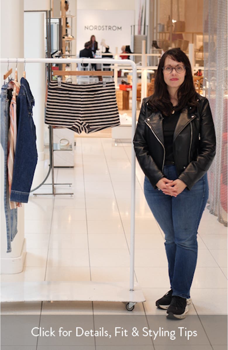 Bloom Stripe Knit Shorts, sales video thumbnail
