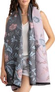SAACHI Floral Pattern Reversible Scarf