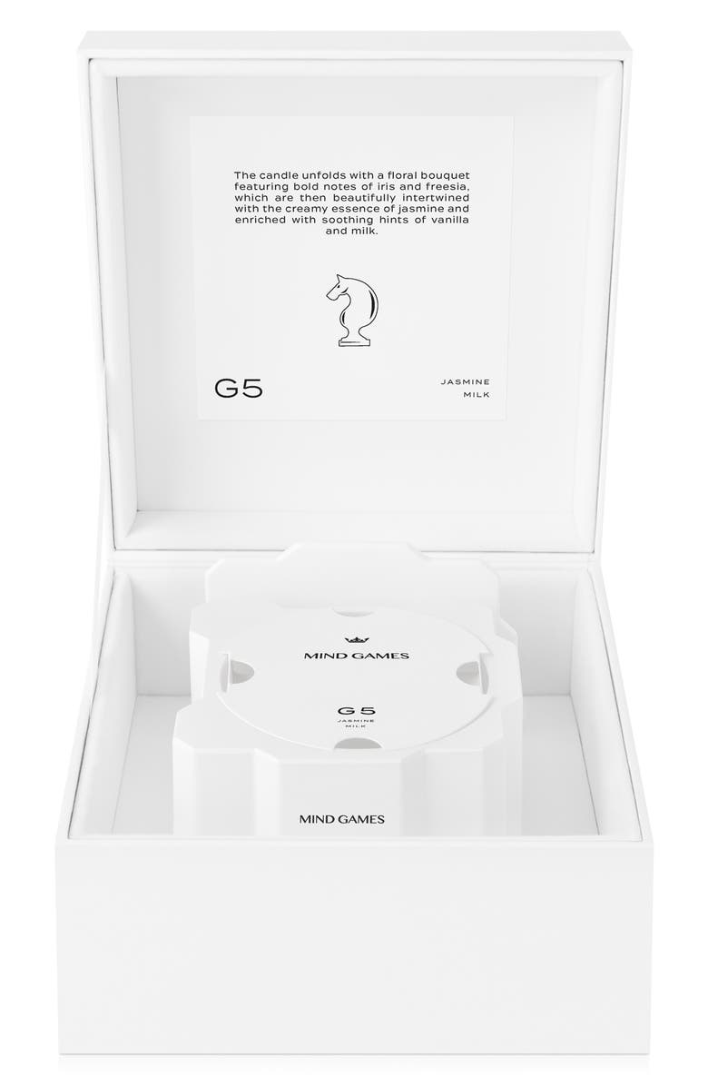 MIND GAMES G5 Jasmine Milk Luxury Candle, Alternate, color, 