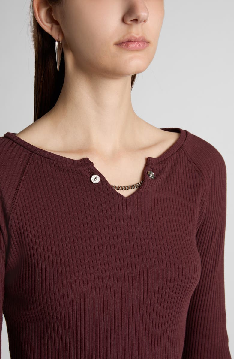 McQueen Rib Long Sleeve Top, Alternate, color, 