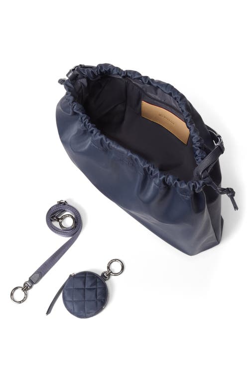 Mz Wallace Waverly Nylon Shoulder Bag In Sand