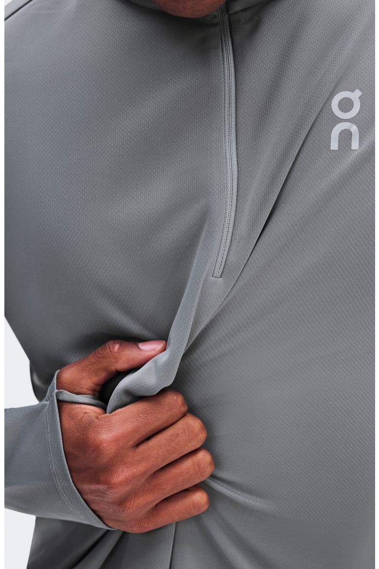Core Quarter Zip Performance T-Shirt, Alternate, color, APOLLO