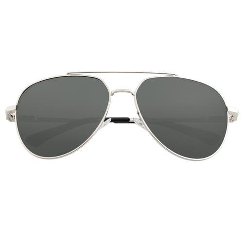 Breed Lyra Polarized Sunglasses In Silver/black