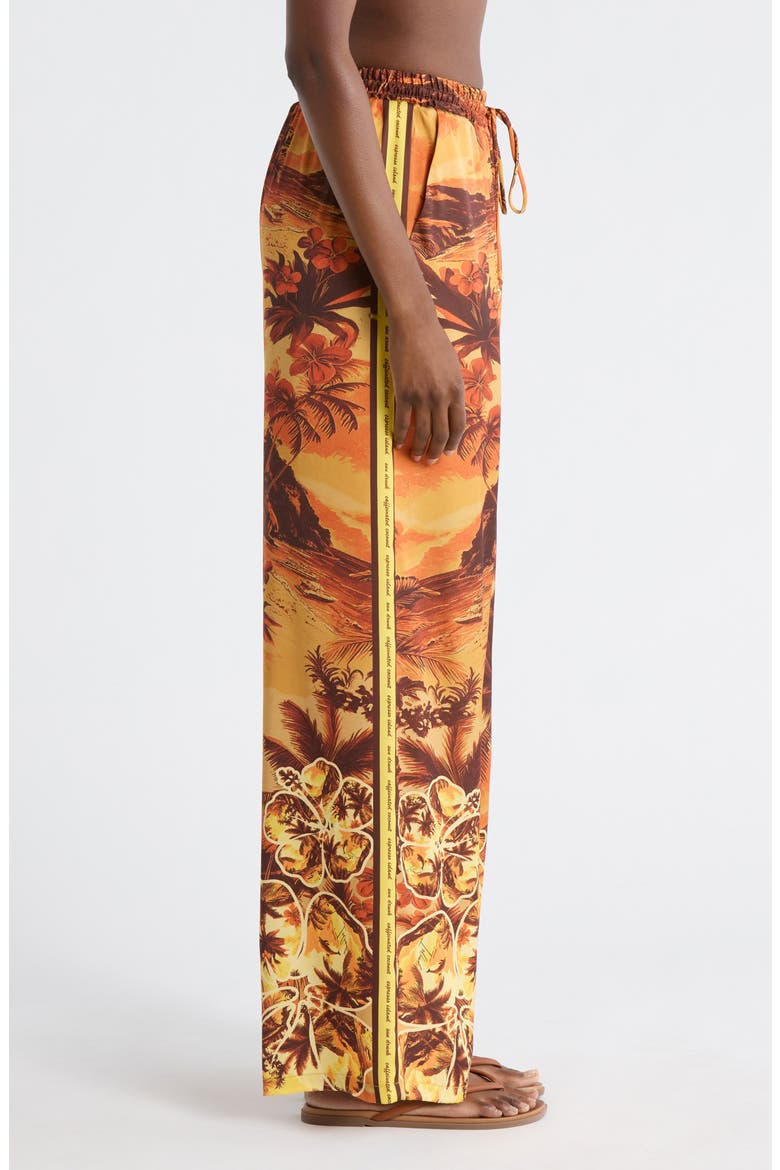 Drawstring Cover-Up Resort Pants, Alternate, color, VINTAGE VACAY