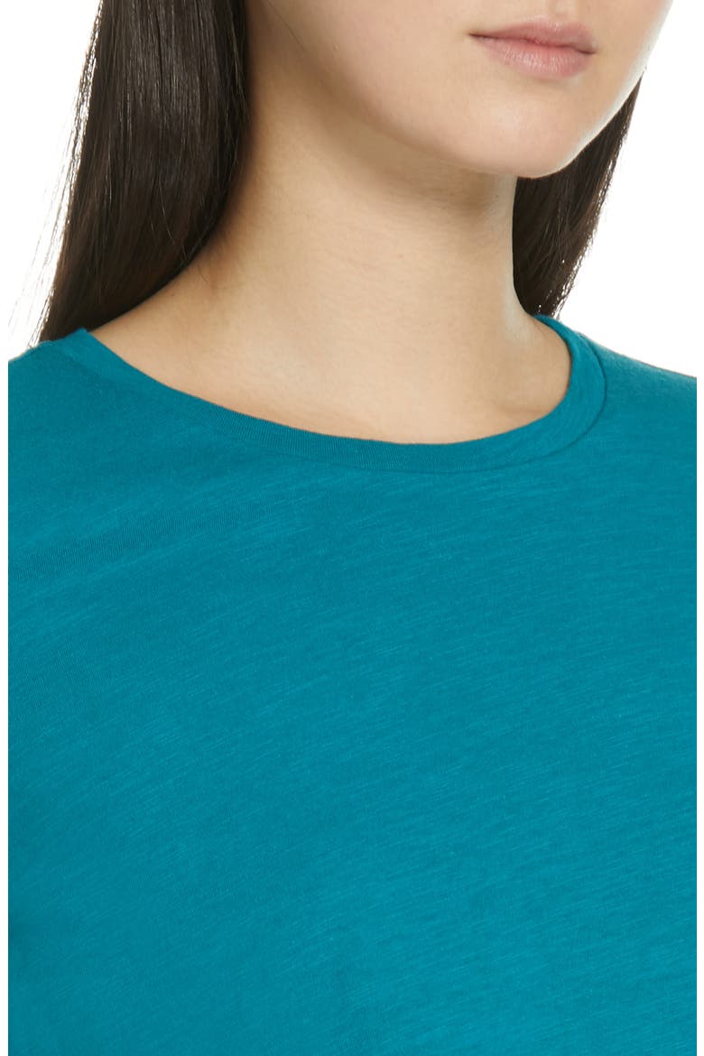 Crewneck Tee, Alternate, color, TEAL