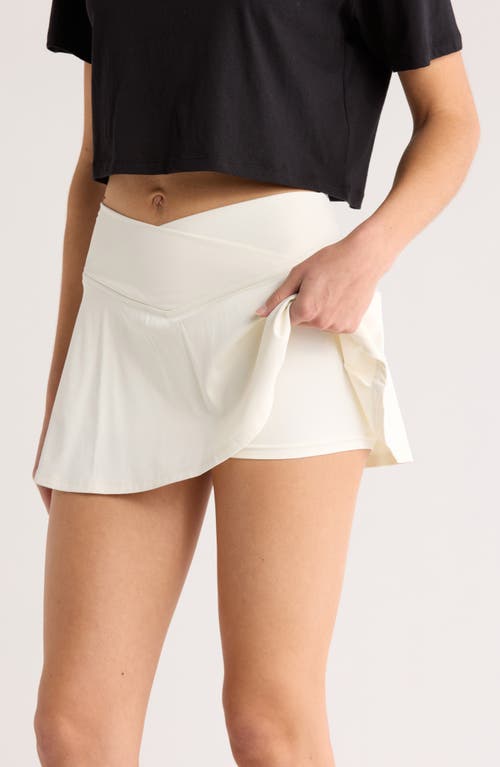 Abound Crossover Knit Miniskort In Ivory