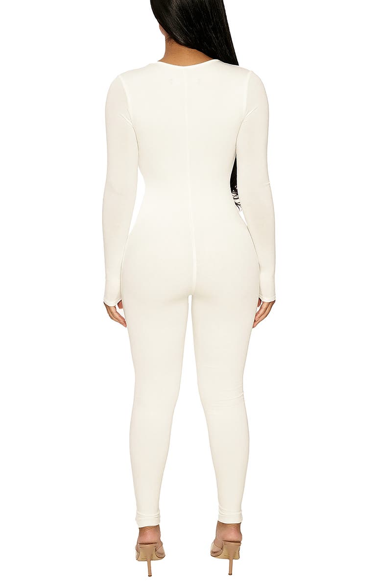 Naked Wardrobe All Body Long Sleeve Catsuit, Alternate, color,